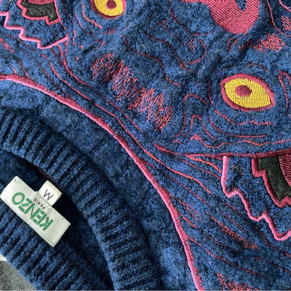 Kenzo Sweaters - Kenzo Claw Tiger Wool Sweater